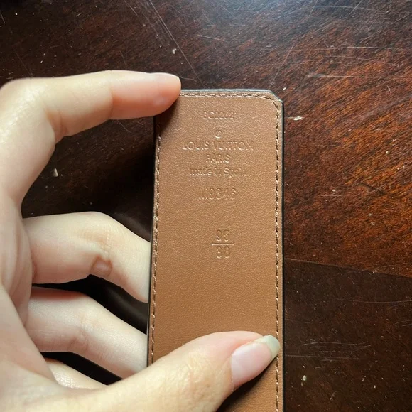 LOUIS VUITTON BELT , vachetta leather - Picture 5 of 7
